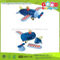 2015 New Blue Wooden Kids Toys Avion en bois